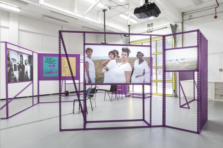 Alex Martinis Roe, 'To Become Two', installation view, The Showroom, London, 2017. Exhibition design Fotini Lazaridou-Hatzigoga. Photo Daniel Brooke