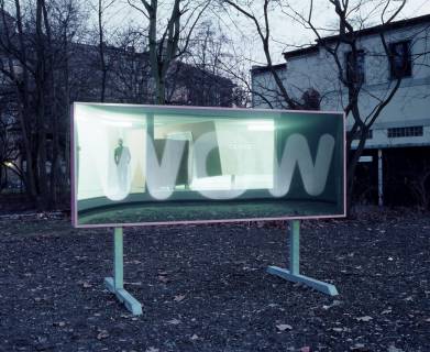 Ausstellungsansicht, Via Lewandowsky: HOMEZONE, 2005, GfZK Leipzig, Foto: Andreas Enrico Grunert