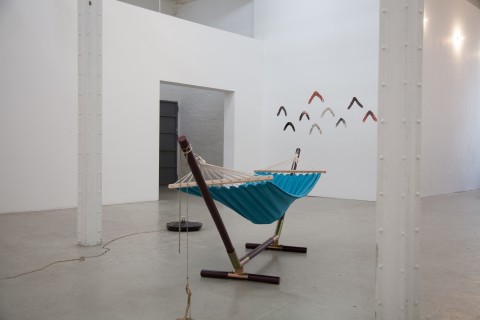 Ausstellungsansicht Galerie b2: GARAGE – Karoline Schneider, 2018 courtesy of the artist