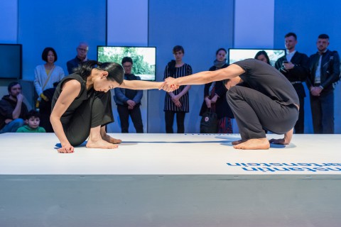 Zhou Niannian & Shi Xuan: Performance, 2019. Photo: Alexandra Ivanciu