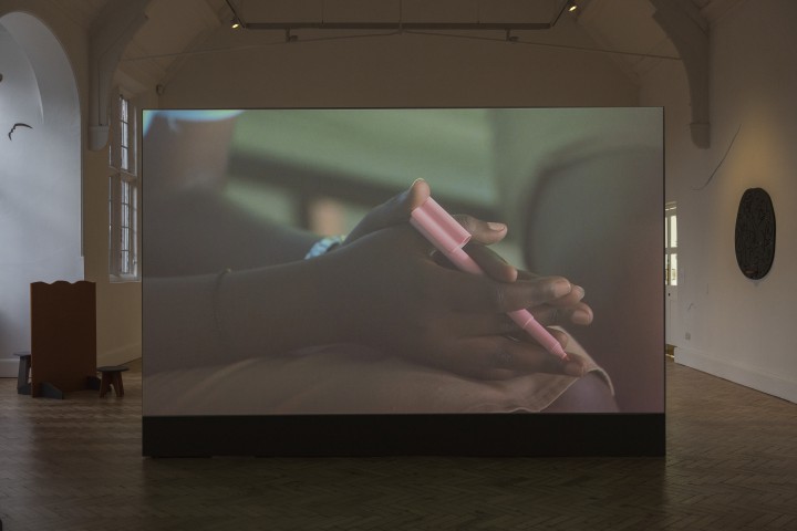 Christian Nyampeta, Words after the World, installation view at Camden Arts Centre, 2017. Photo: Damian Griffiths