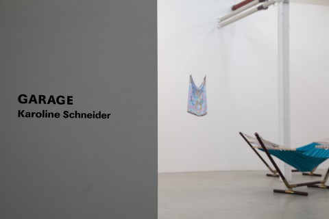 Ausstellungsansicht GARAGE – Karoline Schneider. Foto: Karoline Schneider, 2018.