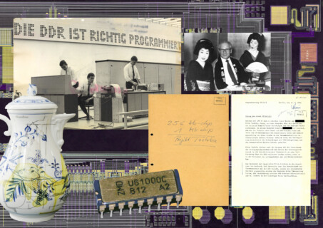 Antye Guenther, Operation Zwiebelmuster, Recherchecollage, 2025