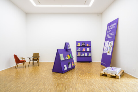 Die Schönsten Deutschen Bücher 2025, Installationsansicht, Foto: / photo: Alexandra Ivanciu