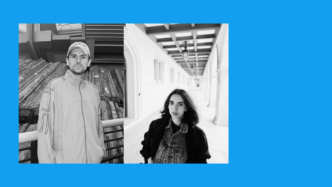 Leif Randt und Miryam Schellbach, Fotos: Belle Santos, privat